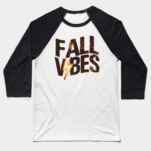 Fall Vibes Baseball T-Shirt by Simply Crafted by Candice